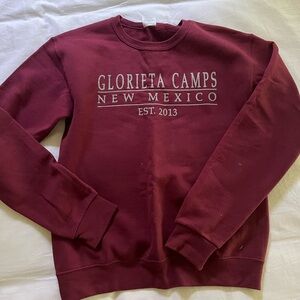 Jerzees Red Crewneck Sweater Classic Design